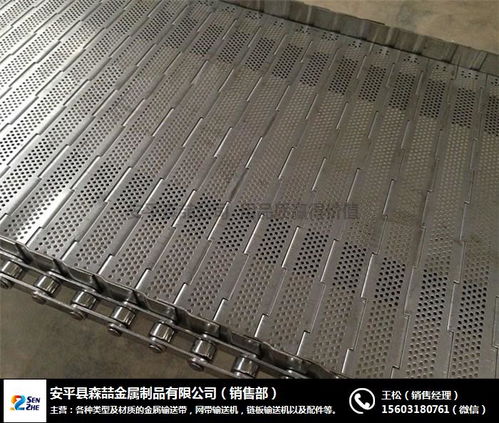 链条输送带批发零售 台州输送机 森喆公司不锈钢网链